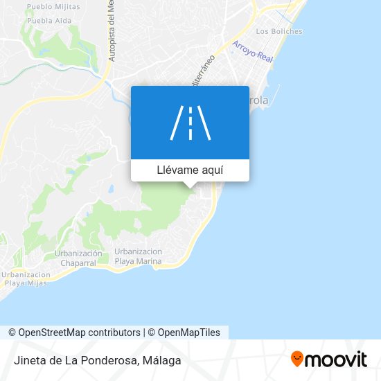 Mapa Jineta de La Ponderosa
