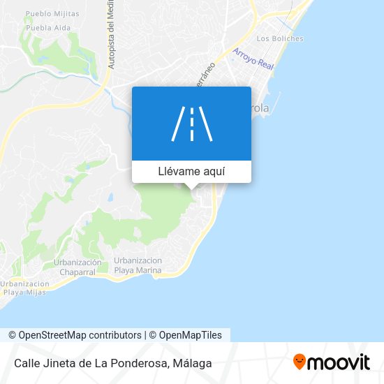 Mapa Calle Jineta de La Ponderosa
