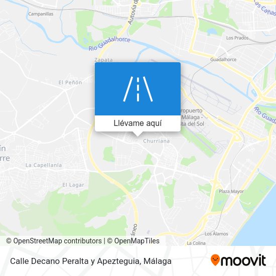 Mapa Calle Decano Peralta y Apezteguia