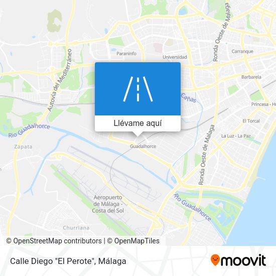 Mapa Calle Diego "El Perote"