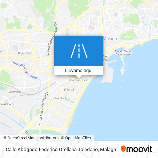 Mapa Calle Abogado Federico Orellana Toledano