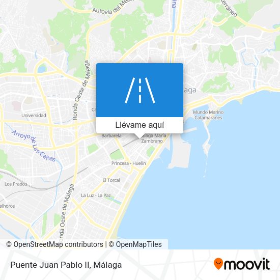 Mapa Puente Juan Pablo II