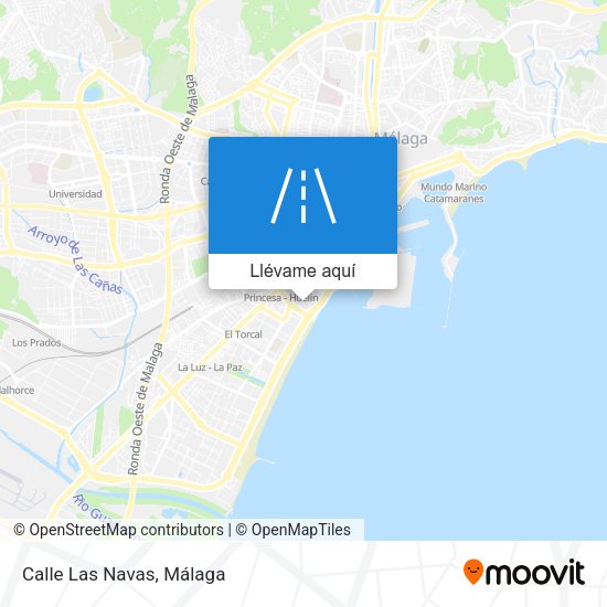 Mapa Calle Las Navas