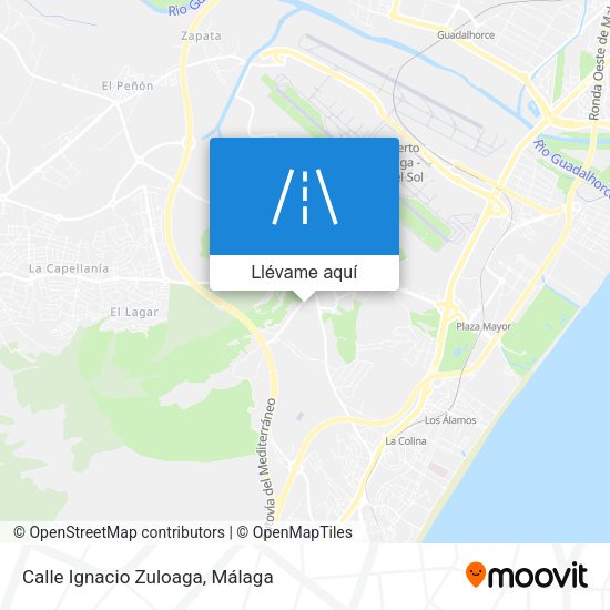 Mapa Calle Ignacio Zuloaga