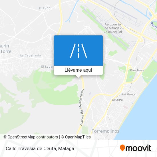 Mapa Calle Travesía de Ceuta
