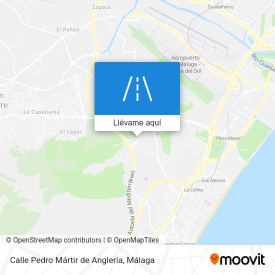 Mapa Calle Pedro Mártir de Anglería