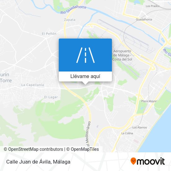 Mapa Calle Juan de Ávila