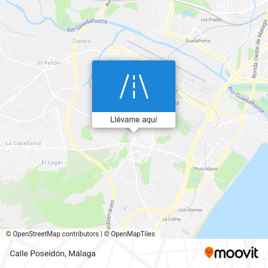 Mapa Calle Poseidón