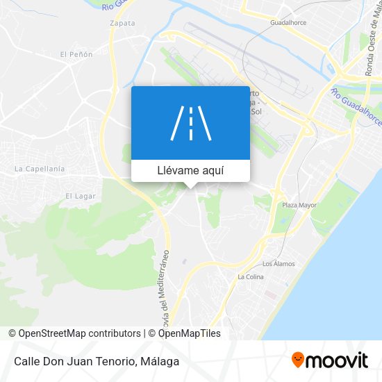 Mapa Calle Don Juan Tenorio