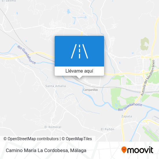 Mapa Camino María La Cordobesa