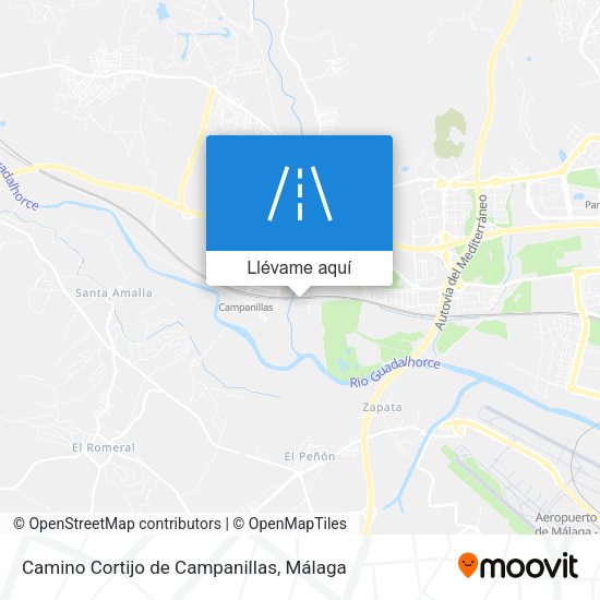 Mapa Camino Cortijo de Campanillas