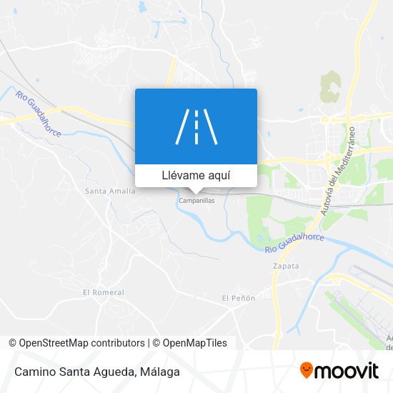 Mapa Camino Santa Agueda