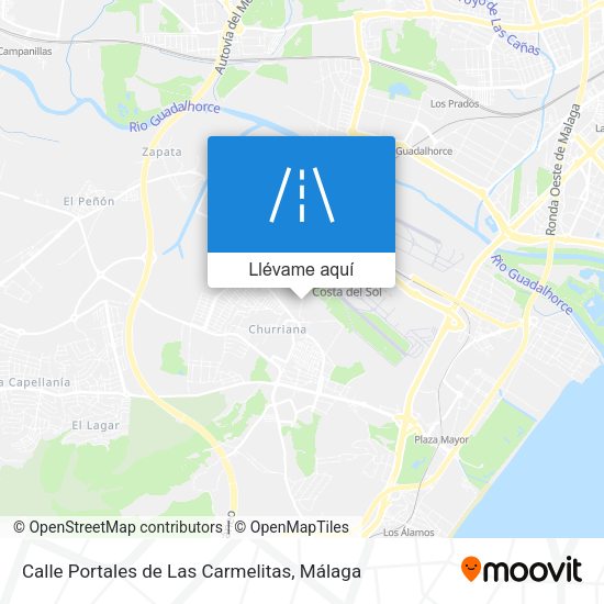 Mapa Calle Portales de Las Carmelitas