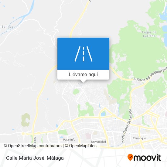 Mapa Calle María José