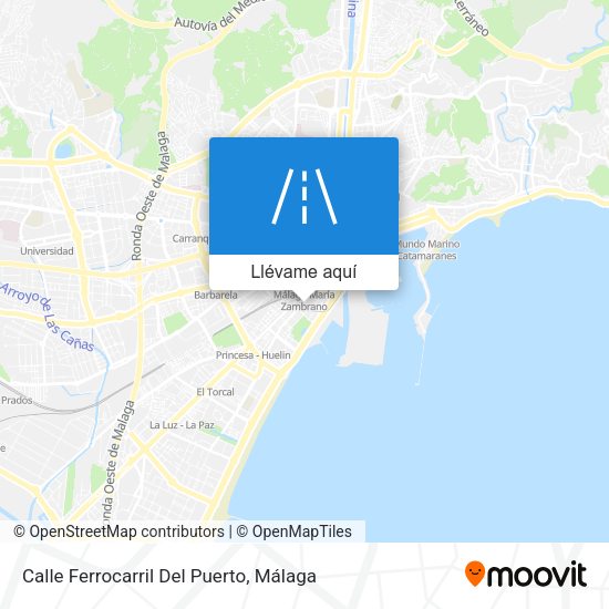Mapa Calle Ferrocarril Del Puerto