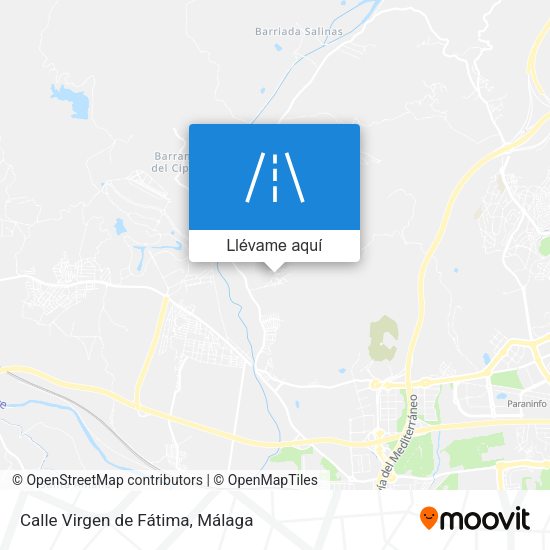 Mapa Calle Virgen de Fátima