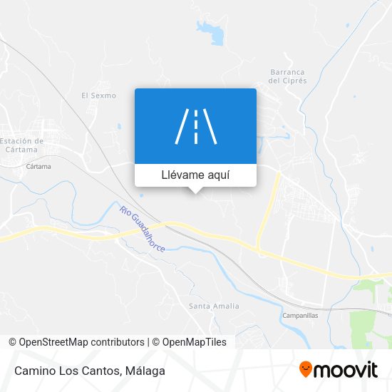 Mapa Camino Los Cantos