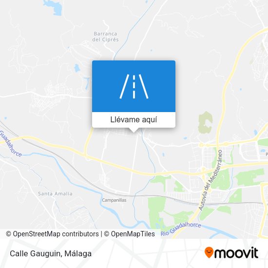 Mapa Calle Gauguin