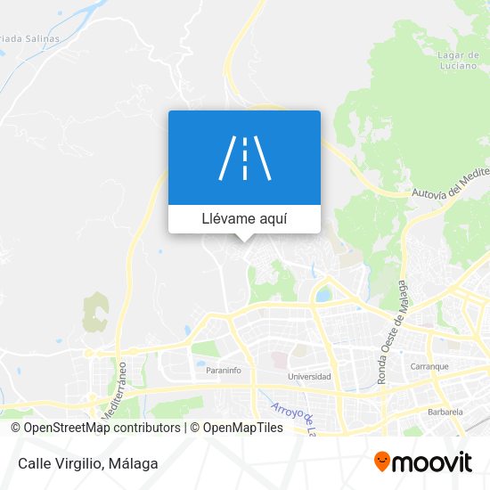Mapa Calle Virgilio