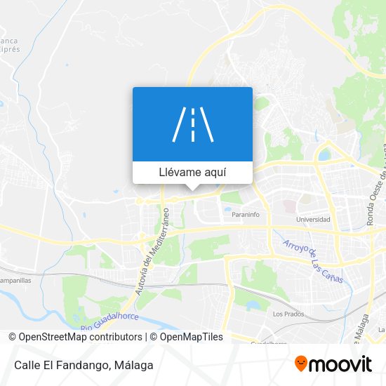Mapa Calle El Fandango