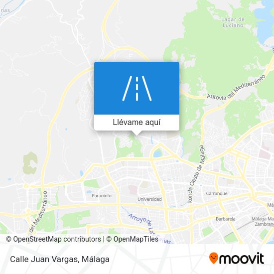 Mapa Calle Juan Vargas