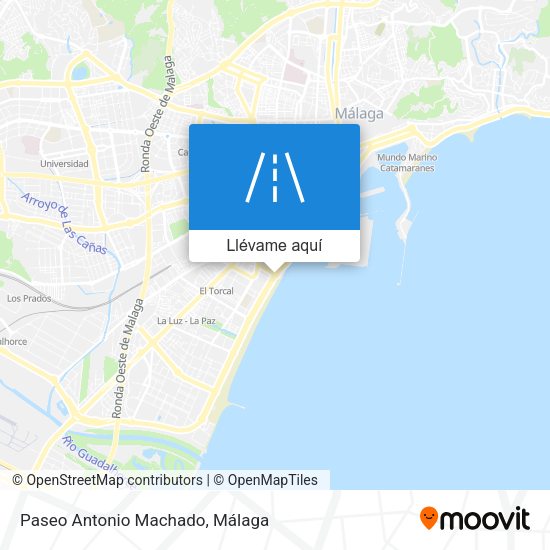Mapa Paseo Antonio Machado