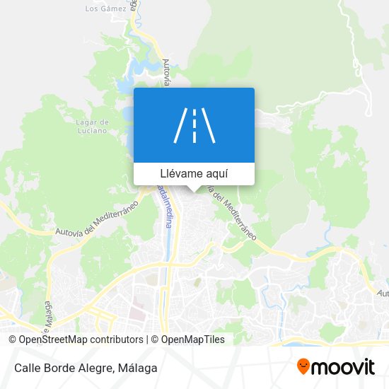 Mapa Calle Borde Alegre