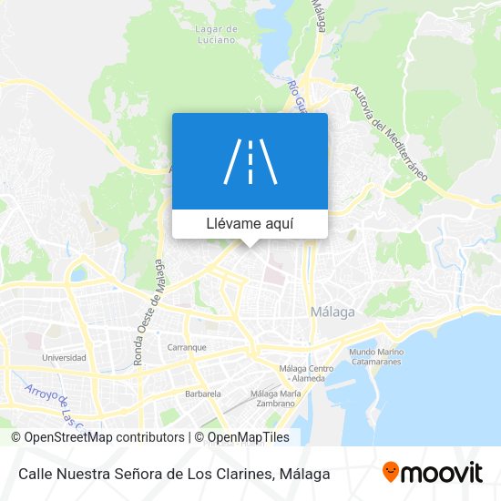 Mapa Calle Nuestra Señora de Los Clarines