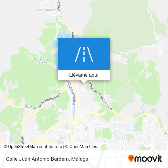 Mapa Calle Juan Antonio Bardém