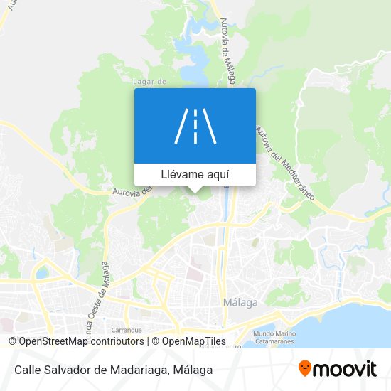 Mapa Calle Salvador de Madariaga