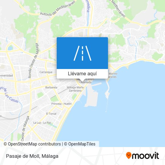 Mapa Pasaje de Moll