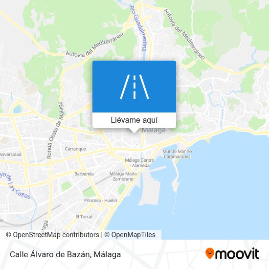 Mapa Calle Álvaro de Bazán
