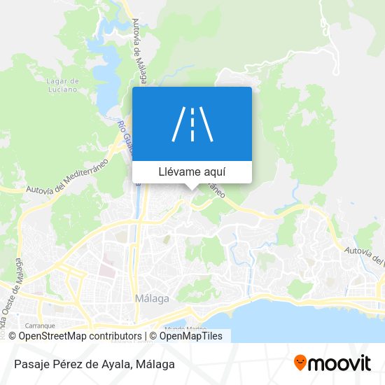 Mapa Pasaje Pérez de Ayala