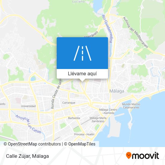 Mapa Calle Zújar