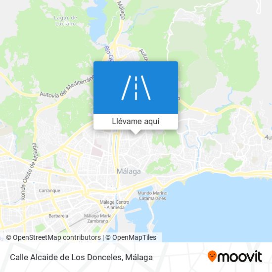 Mapa Calle Alcaide de Los Donceles