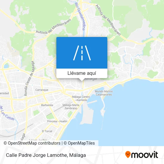 Mapa Calle Padre Jorge Lamothe