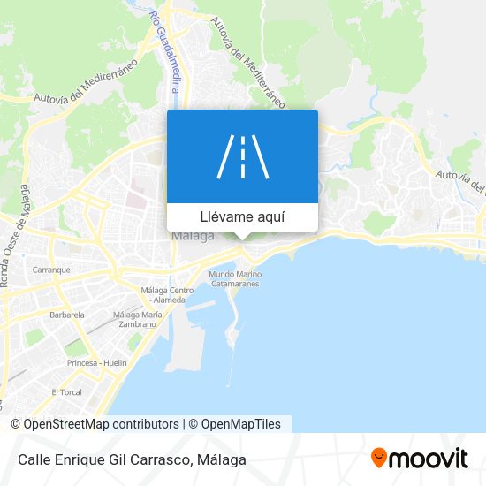 Mapa Calle Enrique Gil Carrasco