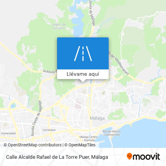 Mapa Calle Alcalde Rafael de La Torre Puer