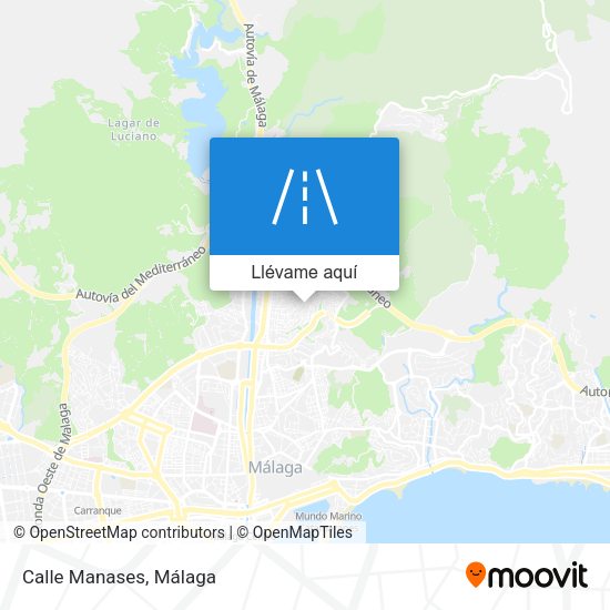 Mapa Calle Manases