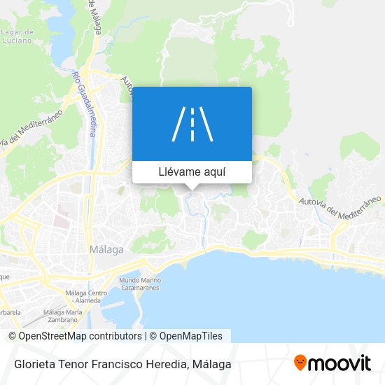 Mapa Glorieta Tenor Francisco Heredia