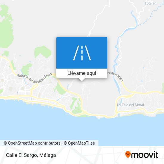 Mapa Calle El Sargo