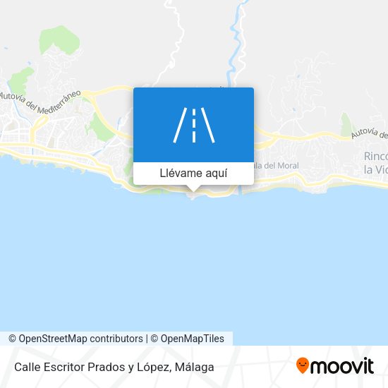 Mapa Calle Escritor Prados y López