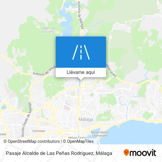 Mapa Pasaje Alcalde de Las Peñas Rodríguez