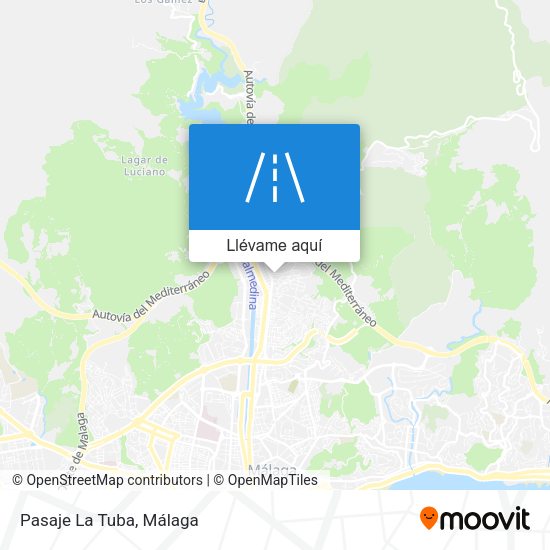 Mapa Pasaje La Tuba