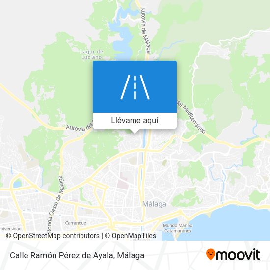 Mapa Calle Ramón Pérez de Ayala