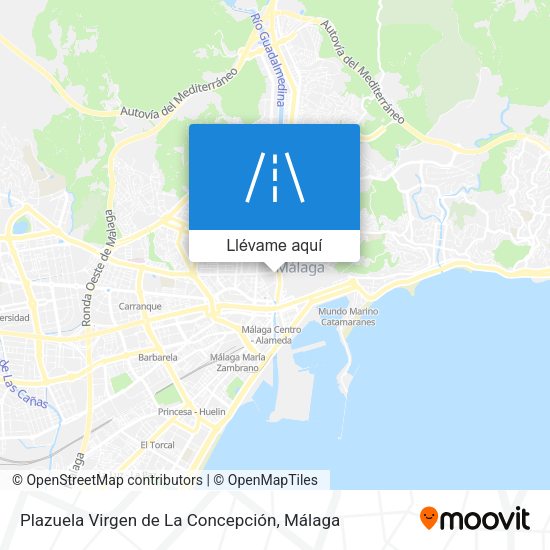 Mapa Plazuela Virgen de La Concepción