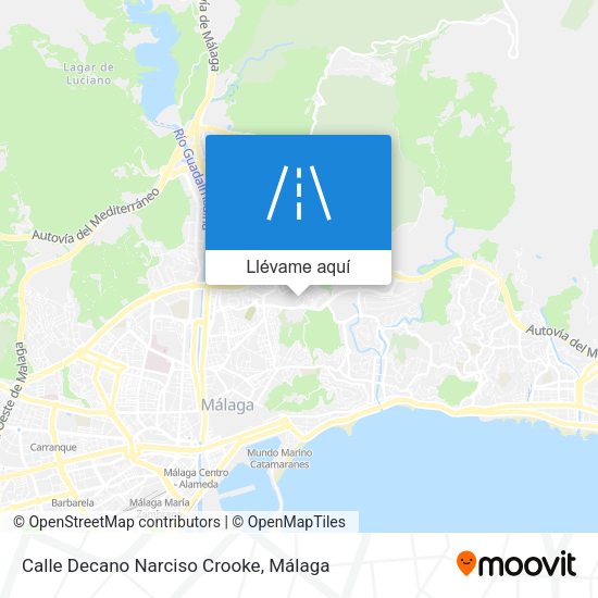 Mapa Calle Decano Narciso Crooke