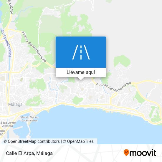Mapa Calle El Arpa