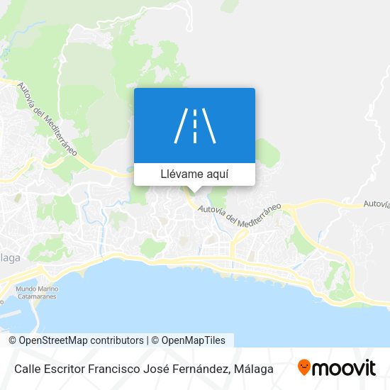 Mapa Calle Escritor Francisco José Fernández