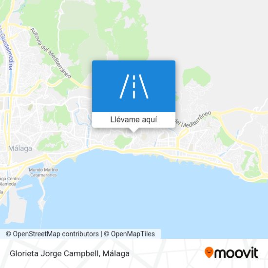 Mapa Glorieta Jorge Campbell